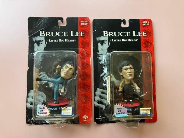 【中古】ブルース・リー リトルビッグヘッド フィギュア 2点セット 2000年代発売品拍卖