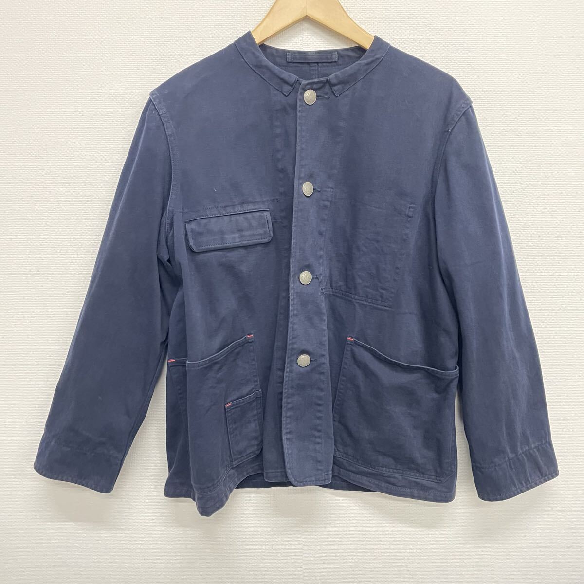 【Nigel Cabourn】ナイジェルケーボン★メカニックジャケット CC22 MECHANIC JACKET size46 ネイビー 80440080002 08拍卖