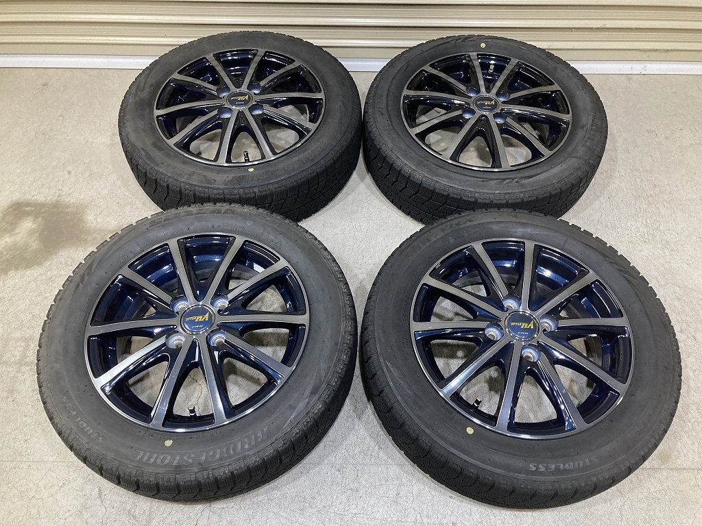 STYLE nA TYPE-HC 14インチ 4.5J +45 PCD100 4H BS VRX 155/65R14 4本セット ホンダ用 N-BOX N-WGN 等 (T1514)拍卖