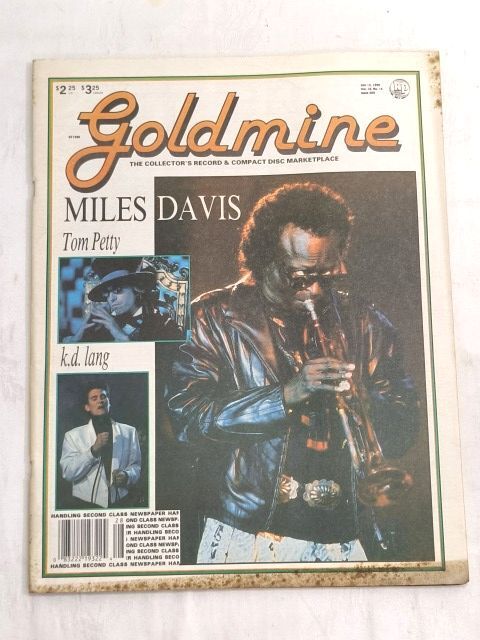 GOLDMINE ミュージック コレクターズ マガジン 1990年 7月13日号 表紙 MILES DAVIS マイルス デイヴィス/ロック 音楽 洋書 出版物 希少 本拍卖