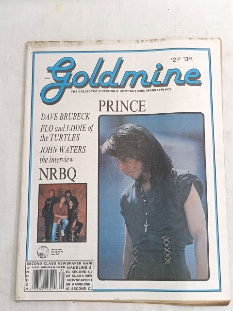 GOLDMINE ミュージック コレクターズ マガジン 表紙 PRINCE プリンス 1990年 5月18日号/ロック 音楽 洋書 出版物 希少 本拍卖