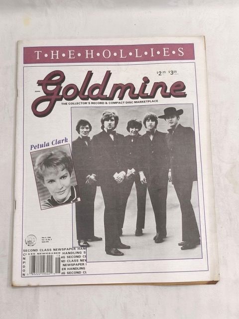 GOLDMINE ミュージック コレクターズ マガジン 表紙 THE HOLLIES ホリーズ 1990年 5月16日号/ロック 音楽 洋書 出版物 希少拍卖