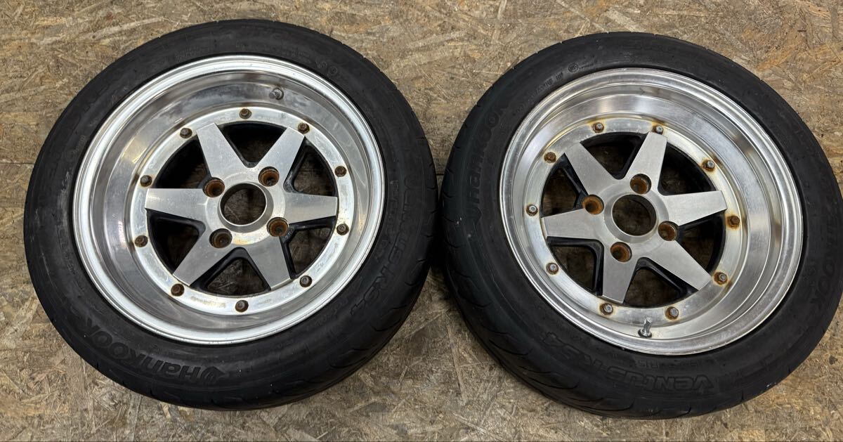 【希少!】ロンシャン XR-4 15インチ 7J−1 PCD 114.3 4穴 4H 当時物 AE86 カプチーノ 旧車 クラウン マークⅡ シビック シルビア拍卖