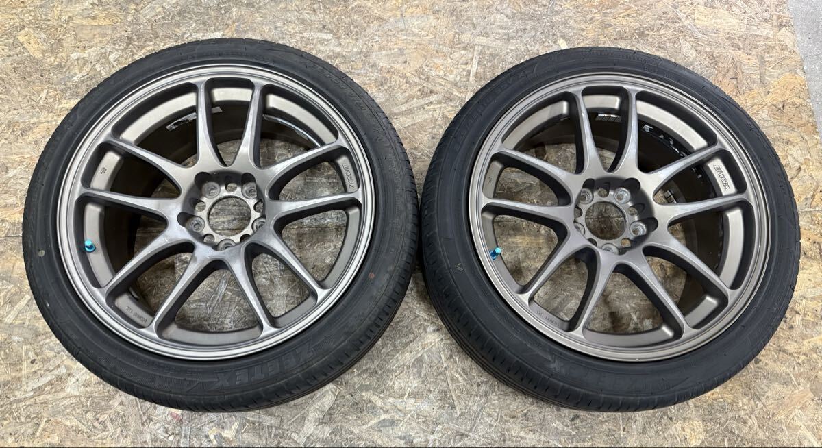 【希少!】WORK エモーション CR KAI 18インチ 8.5J+38 PCD 114.3 5穴 5H シルビア スカイライン JZX100 FD3S アルテッツァ クラウン拍卖