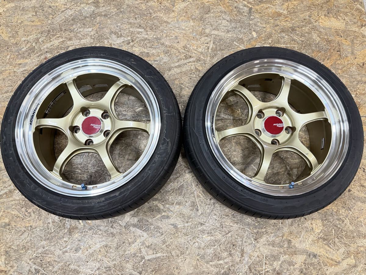 【希少!】YOKOHAMA ヨコハマ アドバン RG-D2 17インチ 8J+44 PCD114.3 5穴 5H 軽量 ロードスター シビック シルビア インテグラ 拍卖