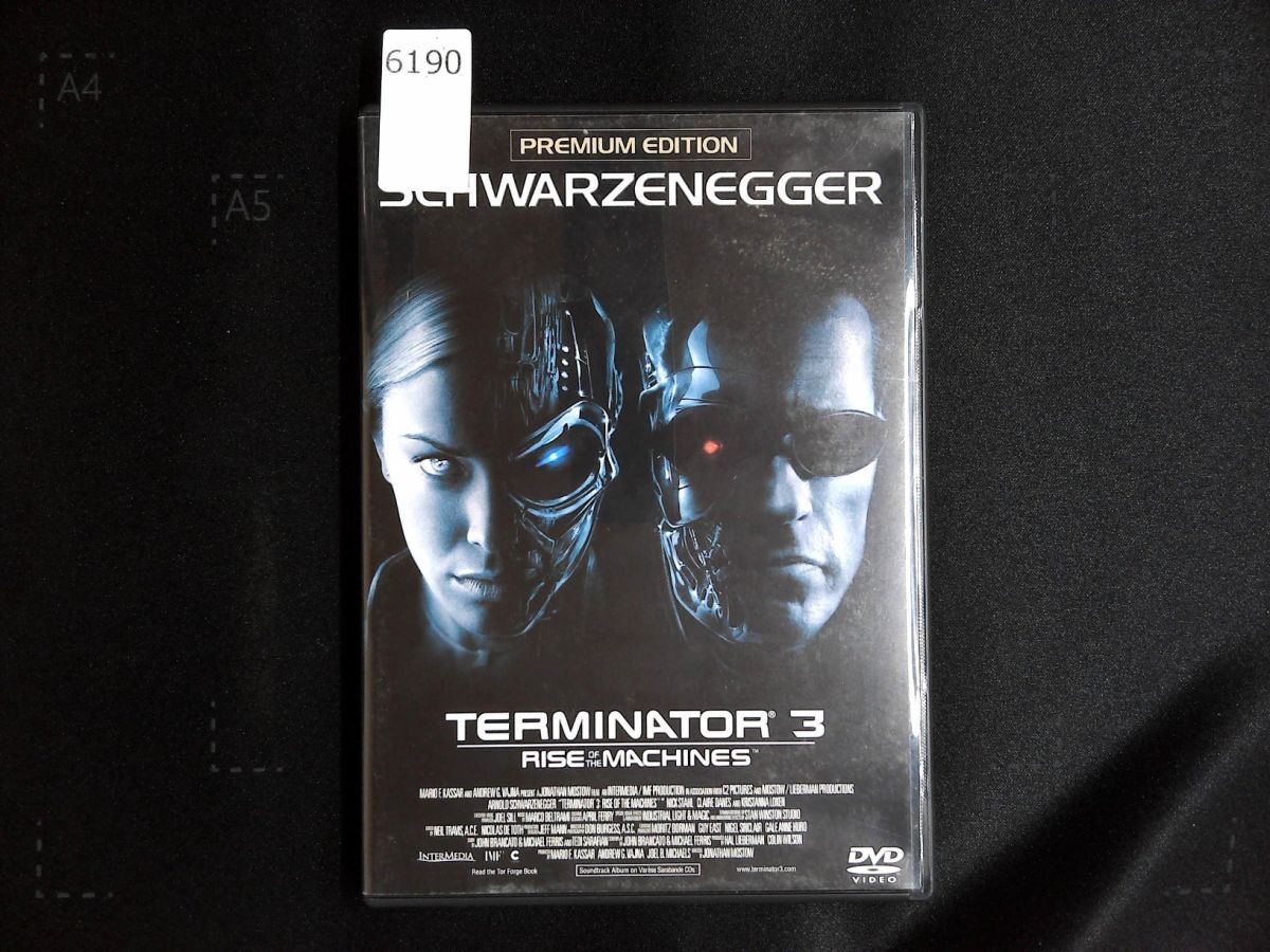 6190 DVD 2枚組 ターミネーター3 プレミアムエディション 主演・アーノルドシュワルツェネッガー拍卖