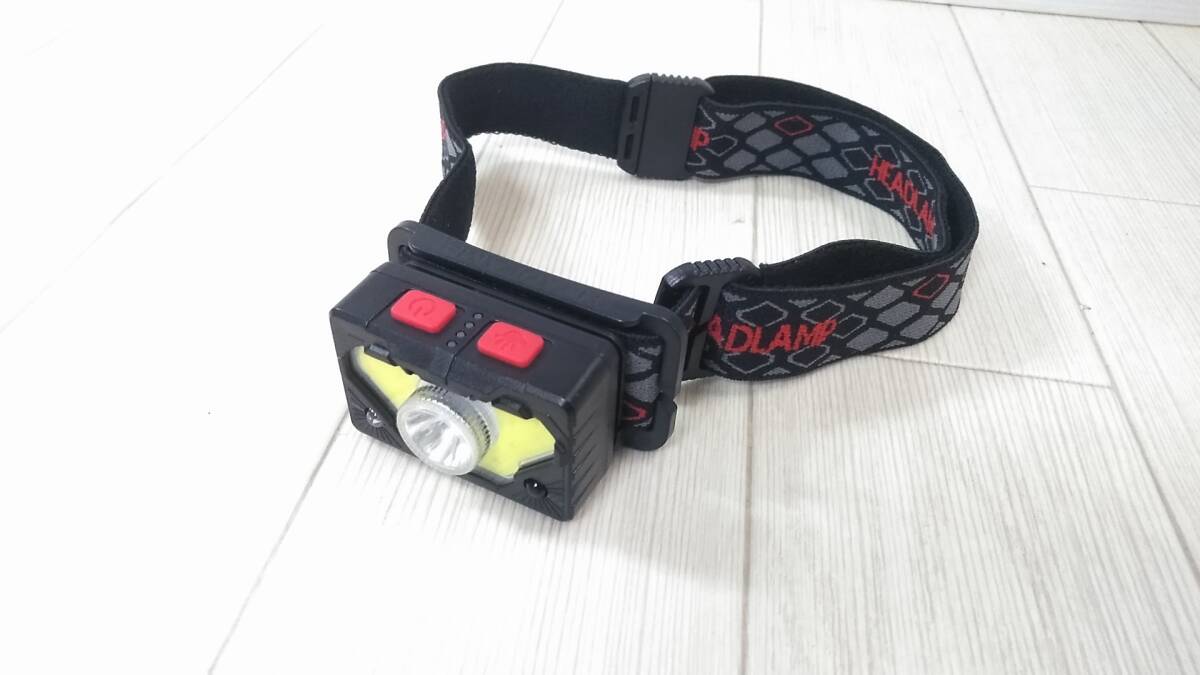 LEDヘッドランプ ヘッドライト USB充電 軽量 コンパクト BE1拍卖