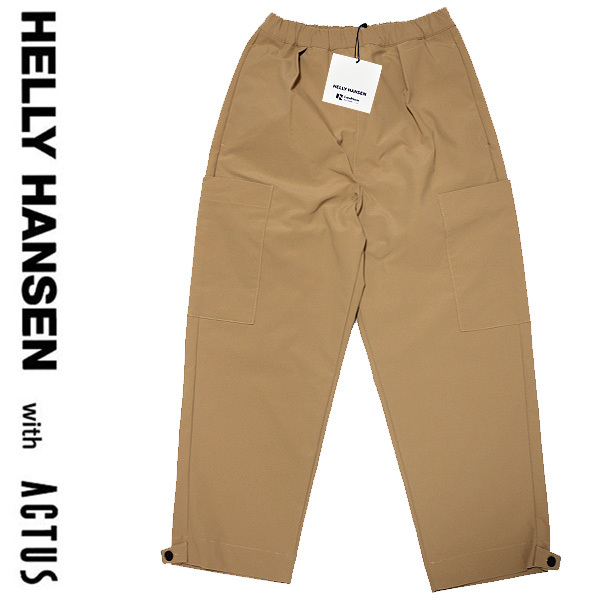 送料無料!新品 M ヘリーハンセン×アクタスHELLY HANSEN ACTUS オーバーサイズ ストレッチ ランドノーム カーゴパンツ HO22273AC LandNorm拍卖