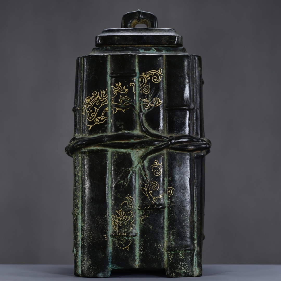 *珍品旧蔵* 明清時期 伝世銅酒器 銅製 銅器 極細工 中国古玩 骨董品 古美味 H48拍卖