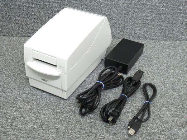 ‖接続確認済‖NEC (幅58mm) レシートプリンタ【型番 : PWPX241W01A 】(白) TWINPOSシリーズ共通【中古】1台【POS本体接続にて作動確認済】拍卖