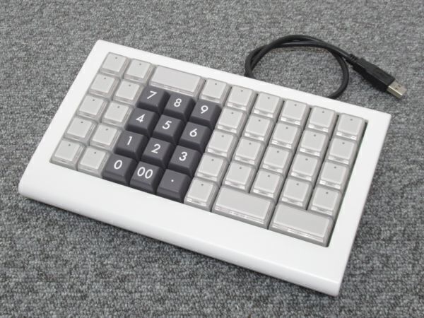 ‖接続確認済‖NEC POSキーボード【型番: PWPX233W01 】POSレジ専用 POSシステム機器【USB接続】中古品 1台【POS接続確認・押下確認済】拍卖