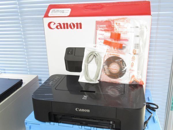 ‖短期使用品‖CANON キャノン インクジェットプリンタ【型番 : TS-203 】約1週間ほど 使用 中古品 インクあり【通電・印刷確認済】拍卖