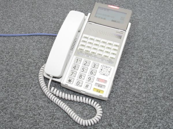 ‖接続確認済‖HITACHI 日立 ビジネスフォン【型番 : HI-24F-TELSDA】 電話機【中古品】1台【主装置に接続後に作動確認済】①拍卖
