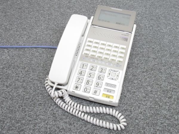 ‖接続確認済‖HITACHI 日立 ビジネスフォン【型番 : HI-24F-TELSDA】 電話機【中古品】1台【主装置に接続後に作動確認済】⑧拍卖