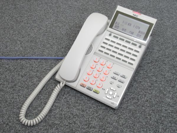 ‖接続確認済‖NEC ビジネスフォン【型番 : DTZ-24D-2D】DT400シリーズ 電話機【中古品】1台 Aspire UX WX【主装置に接続後に作動確認済】2拍卖