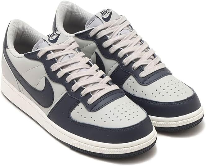 送料無料 26.5cm●ナイキ NIKE ターミネーター ロー ジョージタウン Terminator LOW グレー ネイビー 紺 オブシディアン FN6830-001拍卖