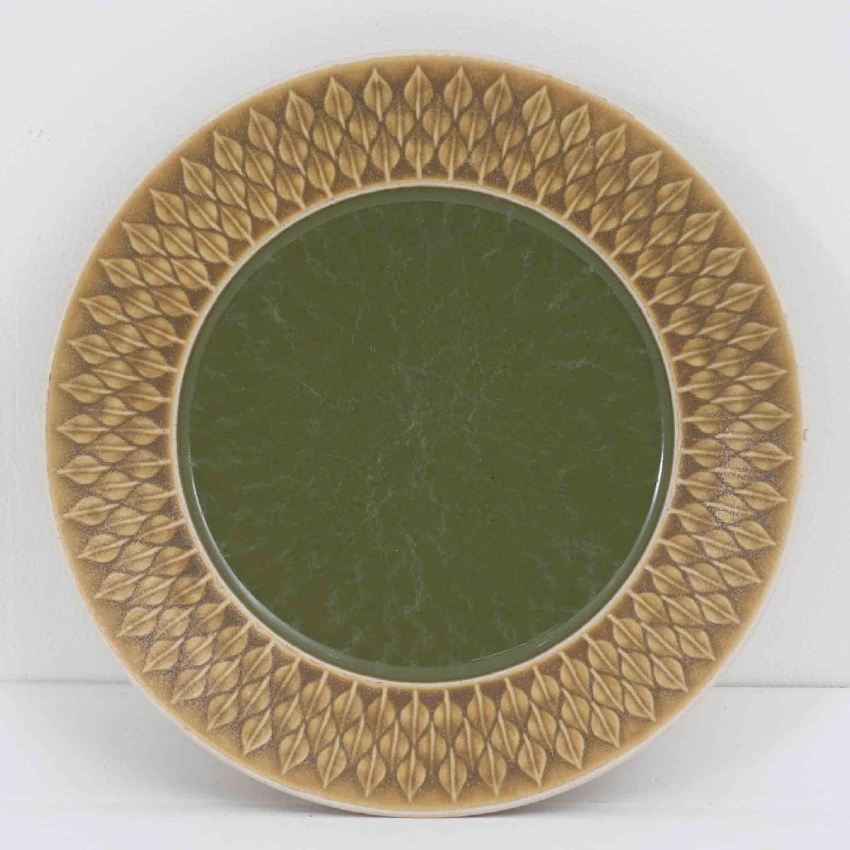 Kronjyden イェンス・H・クイストゴー Relief レリーフ プレート 21cm 北欧雑貨 葉っぱ リーフ拍卖