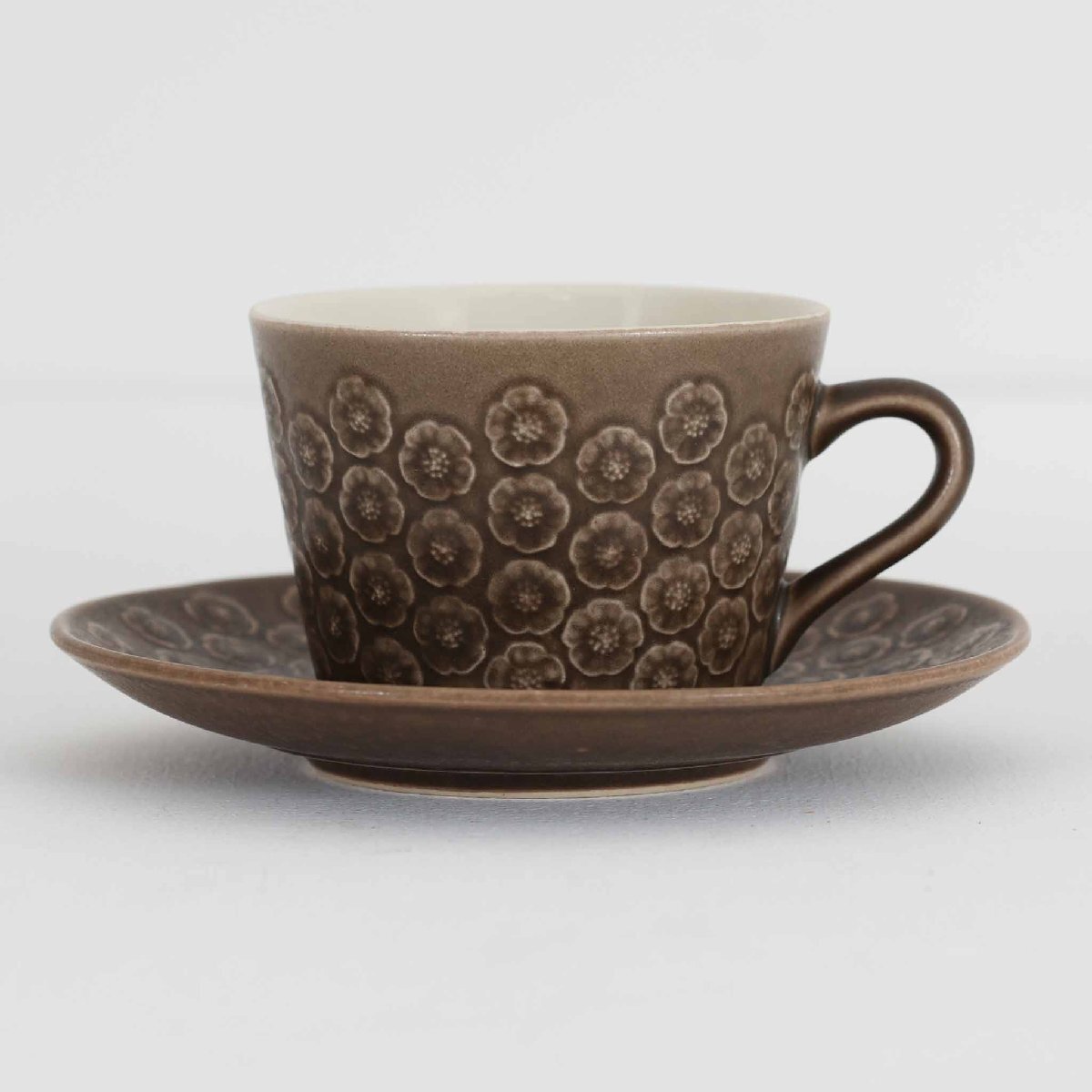 Kronjyden イェンス・H・クイストゴー AZUR アズール カップ&ソーサー ブラウン 北欧雑貨 葉っぱ拍卖
