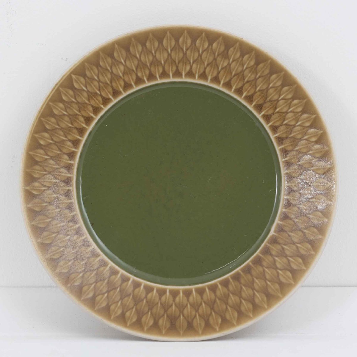 Kronjyden イェンス・H・クイストゴー Relief レリーフ プレート 21cm 北欧雑貨 葉っぱ リーフ拍卖