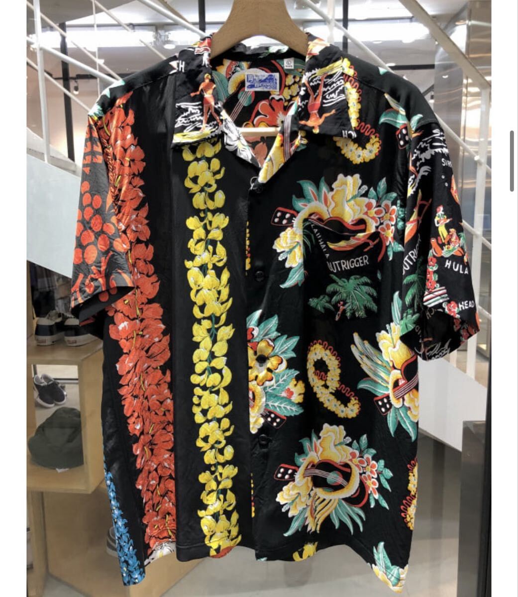 BEAMS クレイジー アロハシャツ 希少サイズ XXL Black拍卖