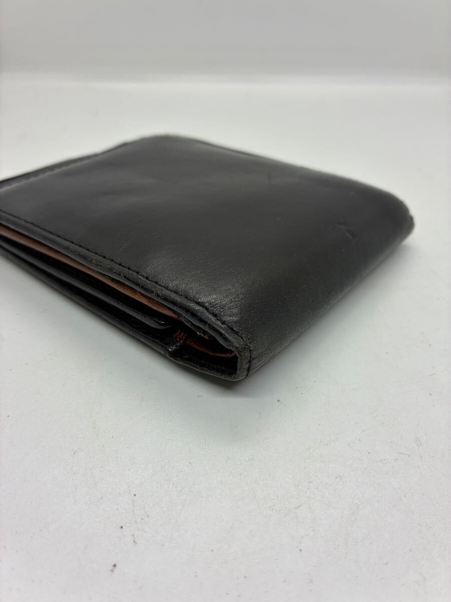 MODA VALENTINO 二つ折り財布 レザー 黒 拍卖