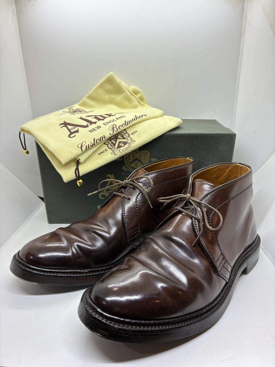 ALDEN オールデン 1339 チャッカ ブーツ コードバン No.8 7 1/2E拍卖