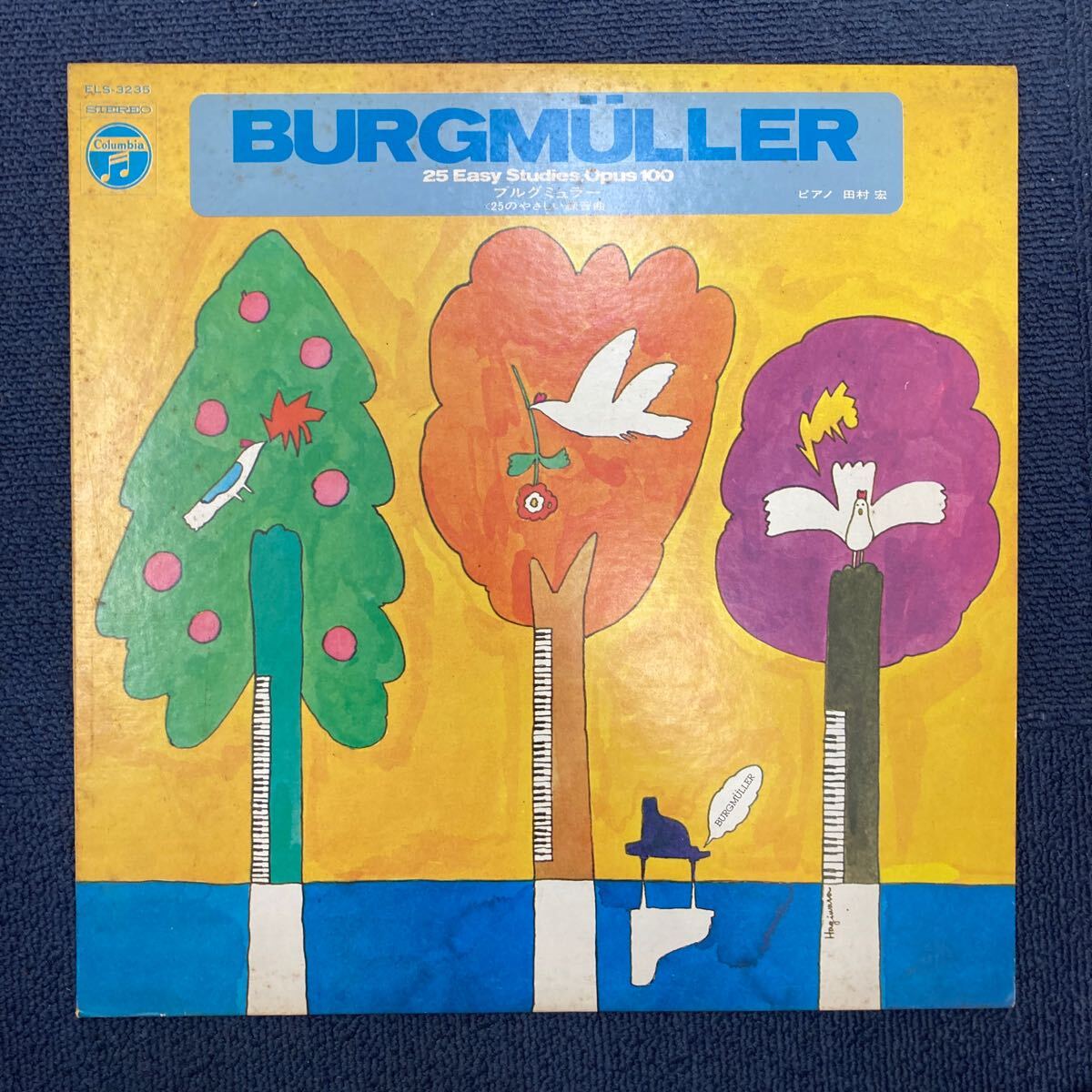 37939-76 0802Y LP レコード BURGMULLER ブルグミュラー 25のやさしい練習曲 動作未確認拍卖