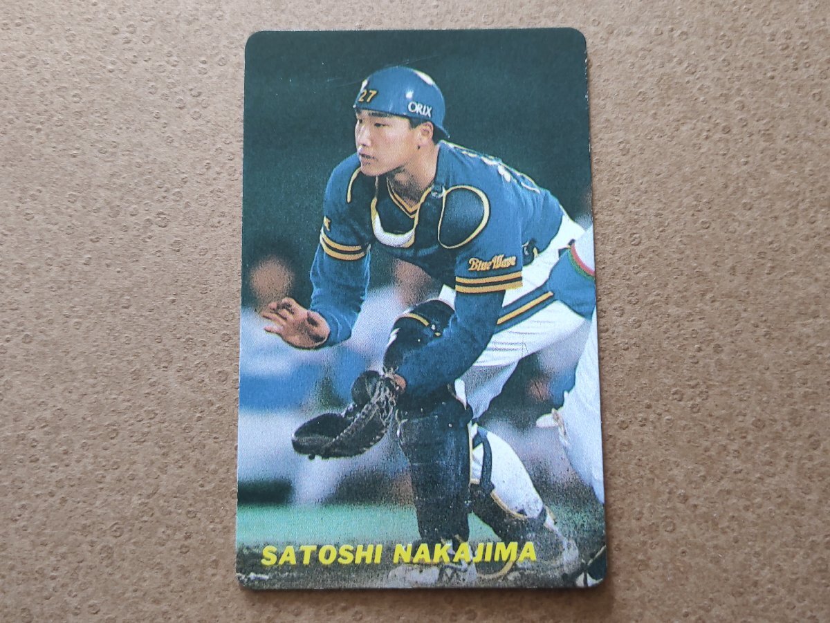 中嶋聡 オリックス・ブルーウェーブ '91プロ野球カード カルビー拍卖