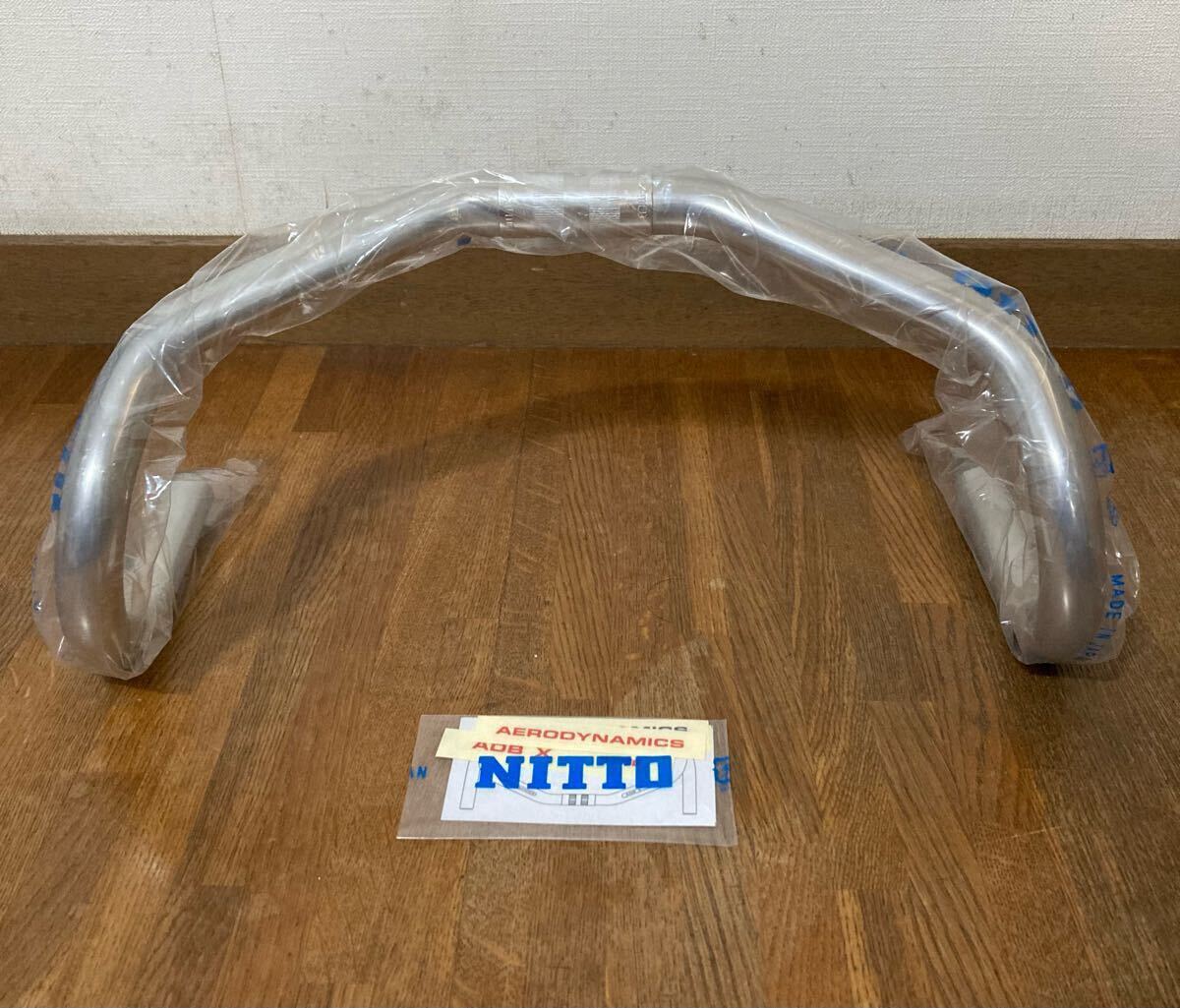即決 希少 限定復刻 名作 NITTO AERO DYNAMICS ADB-X 2023 日東 エアロダイナミクス 25.4 380mm シルバー ピスト 競輪 ドロップ ハンドル拍卖