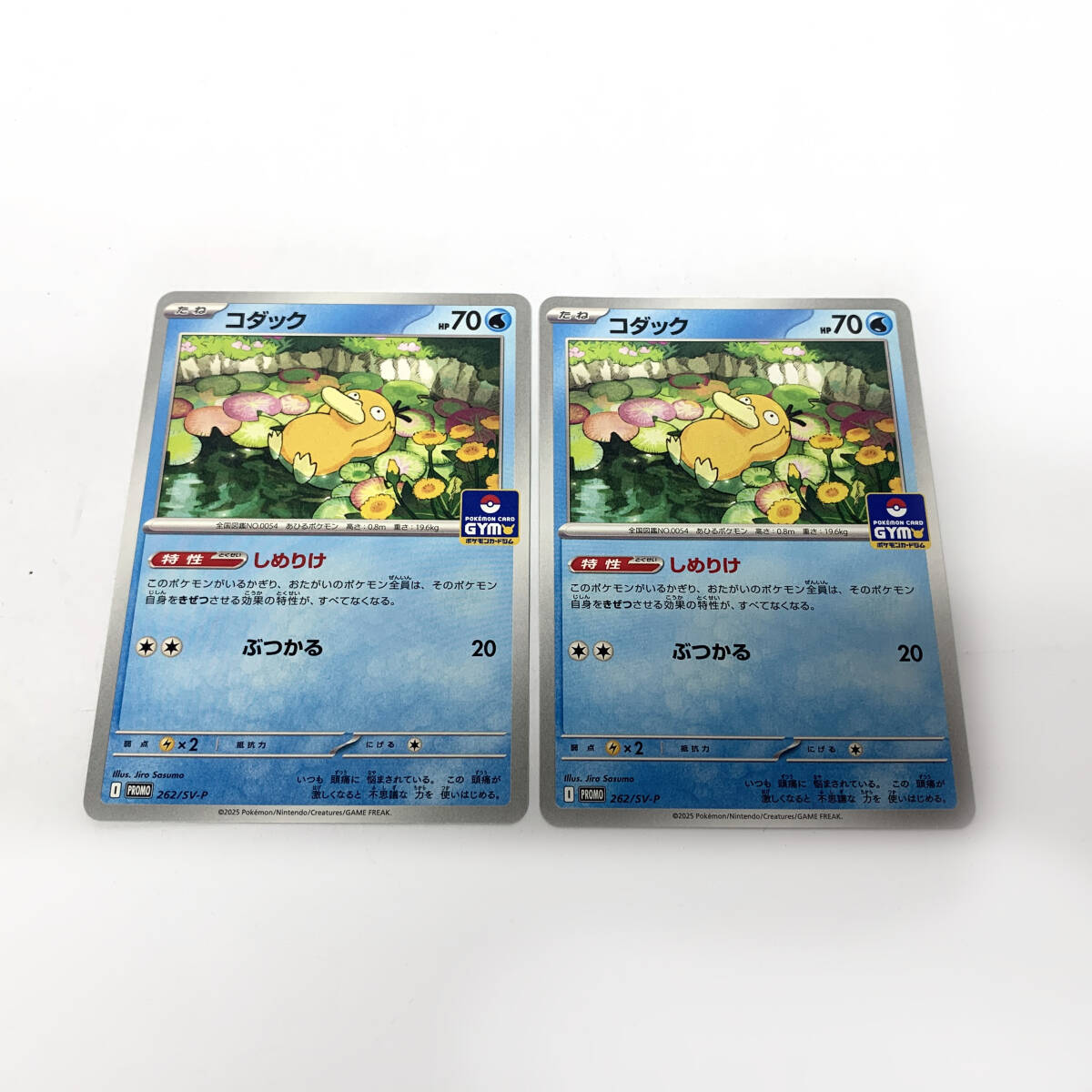 tu088 ポケモンカードゲーム コダック 262/SV-P プロモ 2枚セット ※中古/プレイ用拍卖
