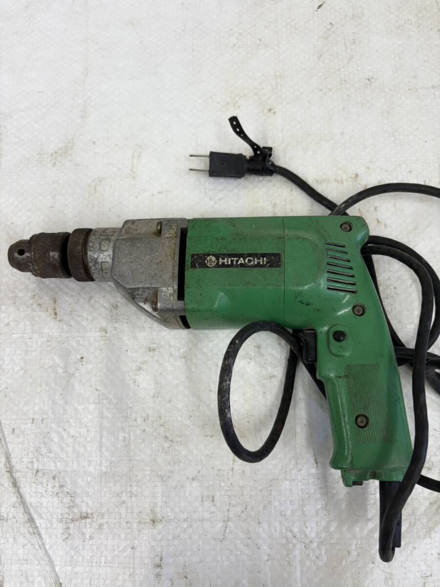 2【HITACHI】日立 DVR-10 振動ドライバドリル ※中古 動作確認済※ コード式 鉄工10㎜ 拍卖