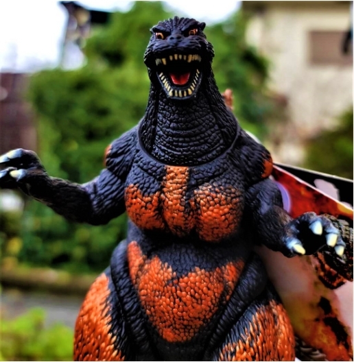 BANDAI ムービーモンスターシリーズ バーニングゴジラ (デスゴジ) 1995 タグ付き 新品 拍卖