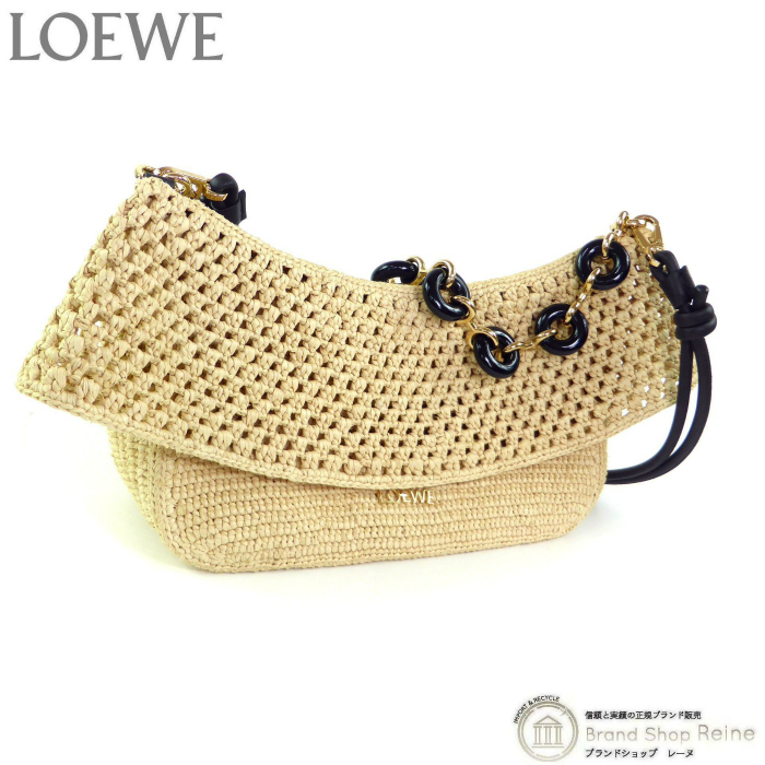 ロエベ (LOEWE) オラ バッグ ミディアムバッグ 2way ハンド ショルダー バッグ AP22P22X05 ナチュラル(新品)拍卖