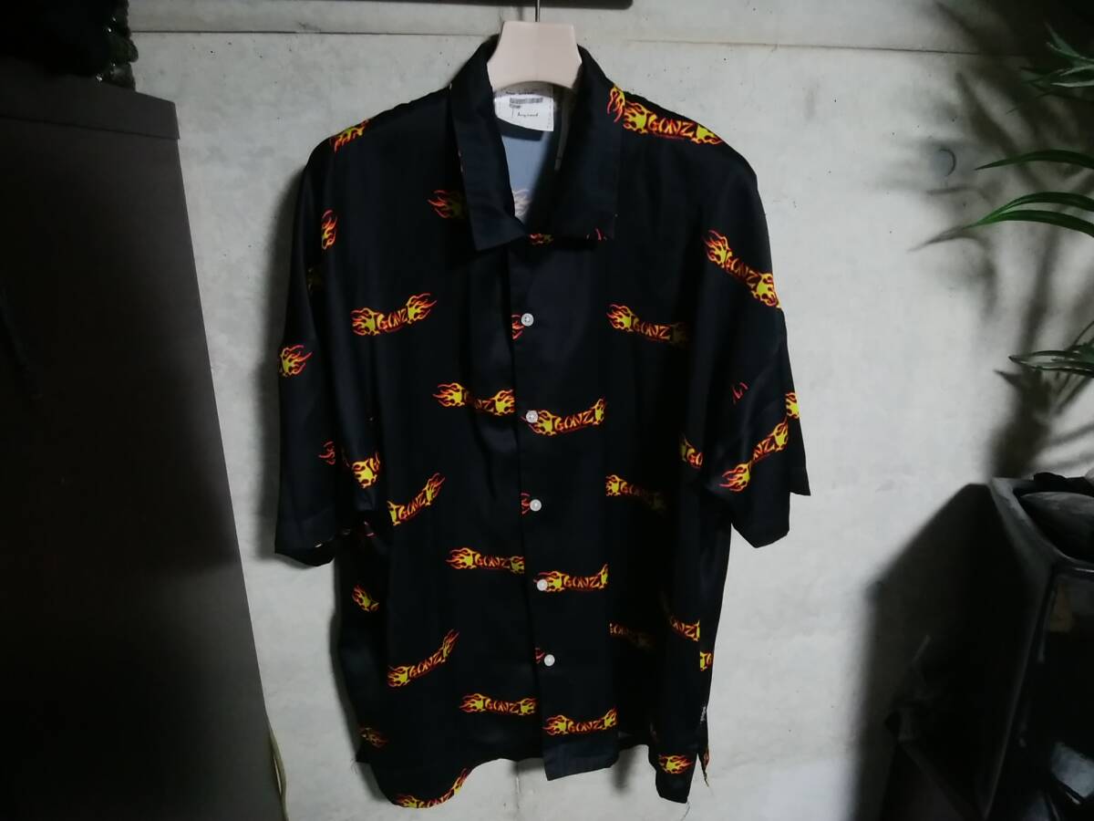 【MarK GONZALES マーク ゴンザレス】総柄半袖シャツM アロハシャツ ハワイアン 人気アイテム アメリカ発のスケートボードブランド拍卖