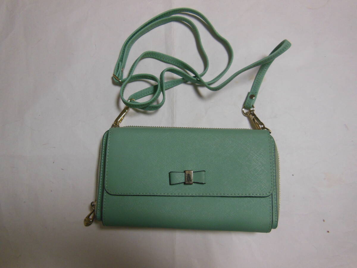 FROMbフロムビー レディースショルダーバッグ・長財布・2WAY ライトブルー 送料無料拍卖