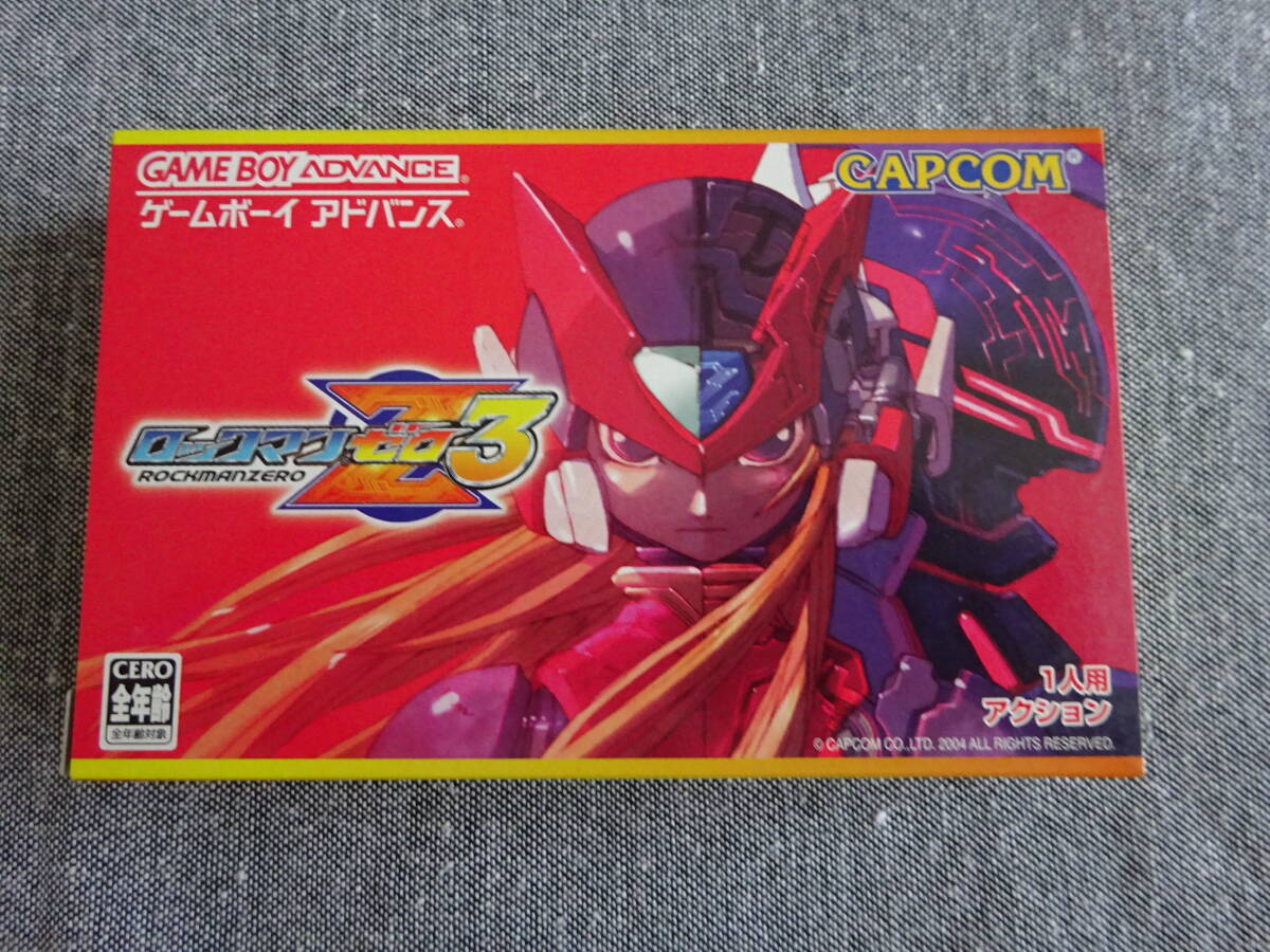 新品未使用 GBA ロックマンゼロ3 GAMEBOY ADVANCE ゲームボーイアドバンスソフト Nintendo拍卖