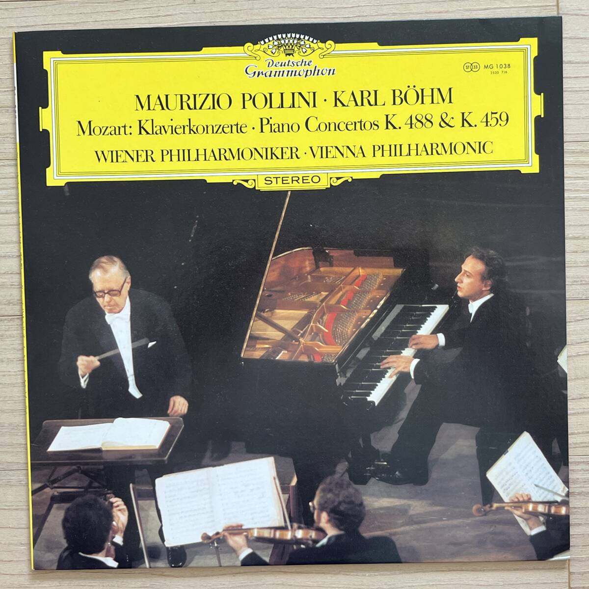 【国内盤/Vinyl/12''/Deutsche Grammophon/MG 1038】ポリーニ、ベーム / モーツァルト、ピアノ協奏曲 ウィーン・フィルハーモニー管弦楽団拍卖