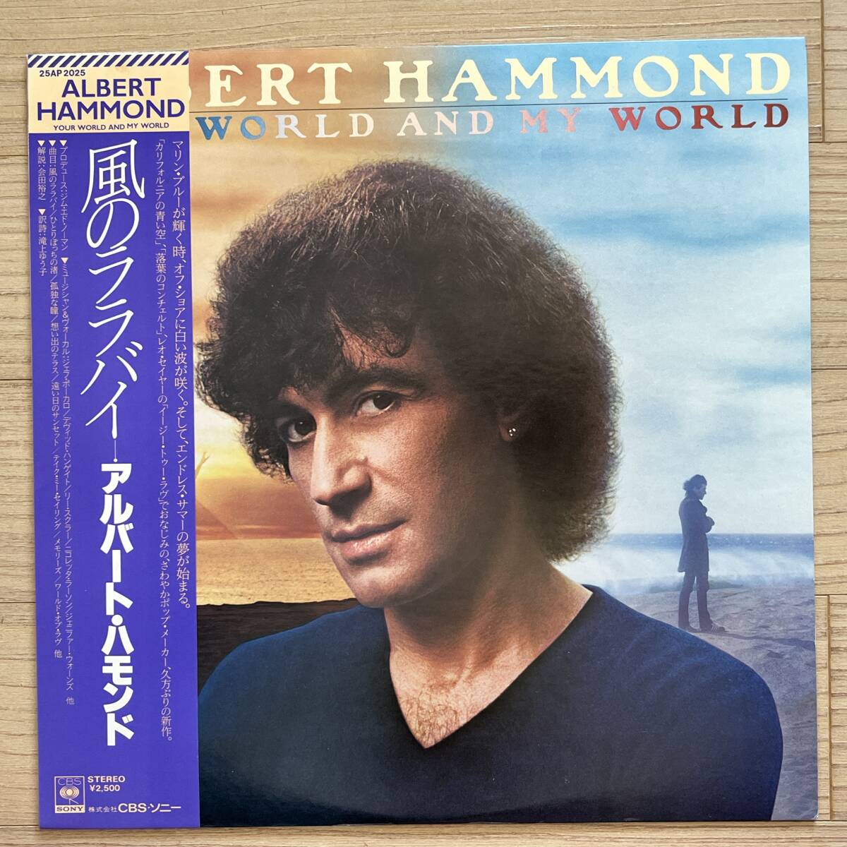 【国内盤/Vinyl/12''/CBS Sony/25AP 2025/81年盤/with Obi,Liner】風のララバイ / アルバート・ハモンド拍卖