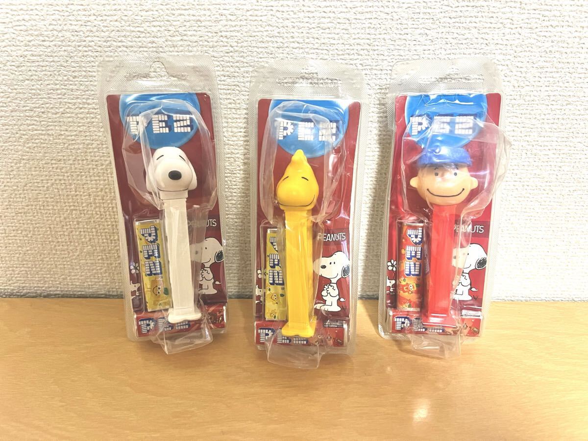 スヌーピー SNOOPY ペッツ チャーリー・ブラウン ルーシー フィギュア PEZ レトロ 3個セット拍卖