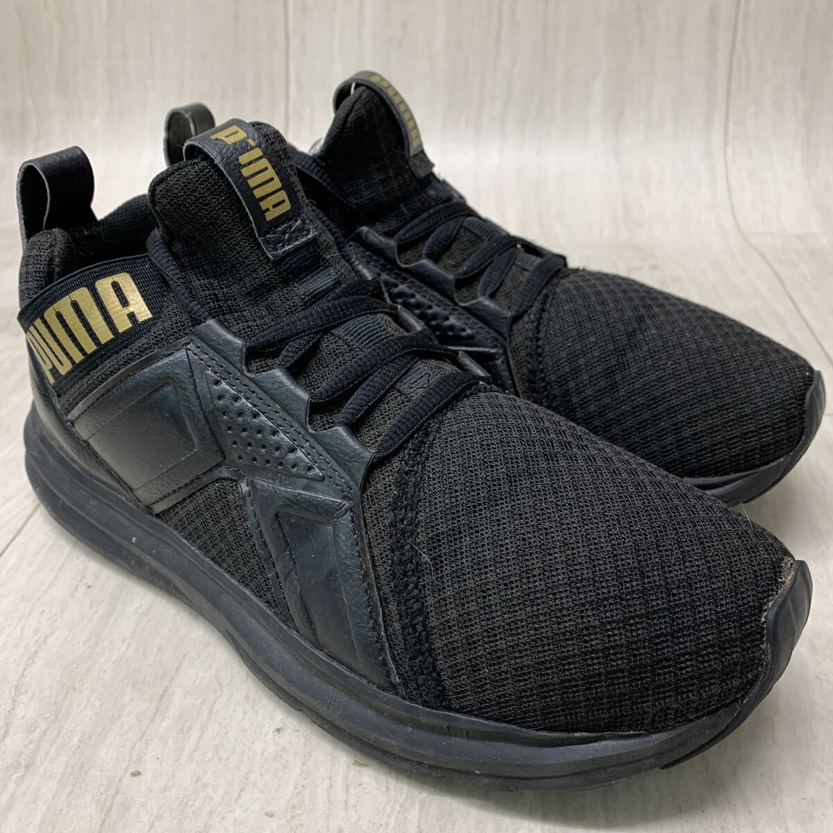 K541KT-250731-35 PUMA プーマ ENZO エンゾ カジュアルスニーカー ローカットスニーカー ウォーキングスニーカー ブラック レディース 23cm拍卖