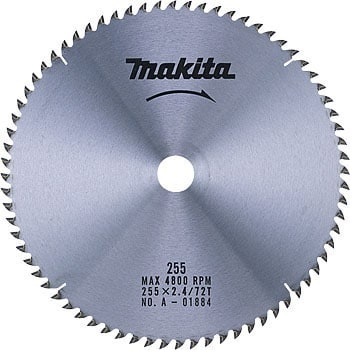 マキタ 255mm×2.4mm×72P スライドマルノコ・卓上マルノコ用木工・アルミ用チップソー A-01884×1枚■安心のマキタ純正/新品/未使用■拍卖