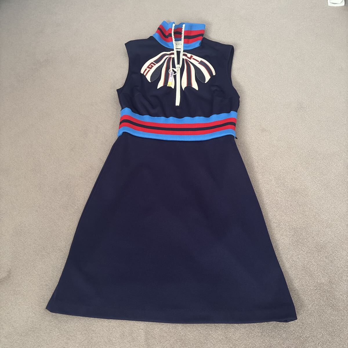 美品 グッチ ノースリーブワンピース S拍卖