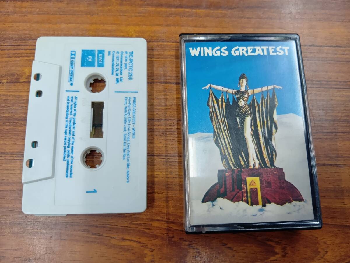 RS-7813【カセットテープ】輸入版 PAUL McCARTNEY WINGS GREATEST ポール・マッカートニー ウイングス グレイテスト・ヒッツ cassette tape拍卖