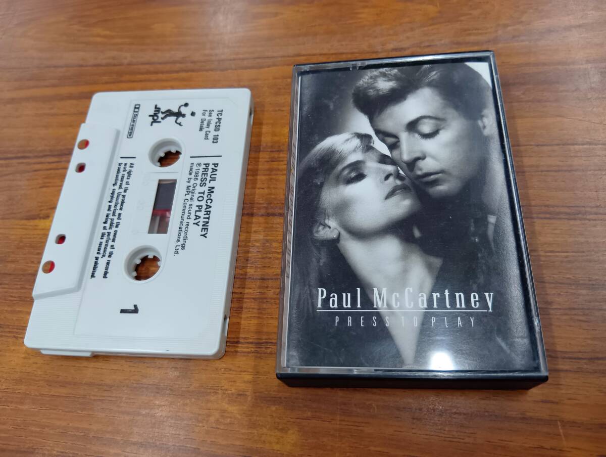 RS-7814【カセットテープ】輸入版 / PAUL McCARTNEY PRESS TO PLAY ポール・マッカートニー プレス・トゥ・プレイ cassette tape拍卖