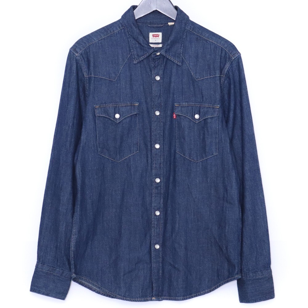 LEVI'S デニム長袖シャツ Sサイズ インディゴ PC9-85744-0000 リーバイス denim l/s shirt拍卖