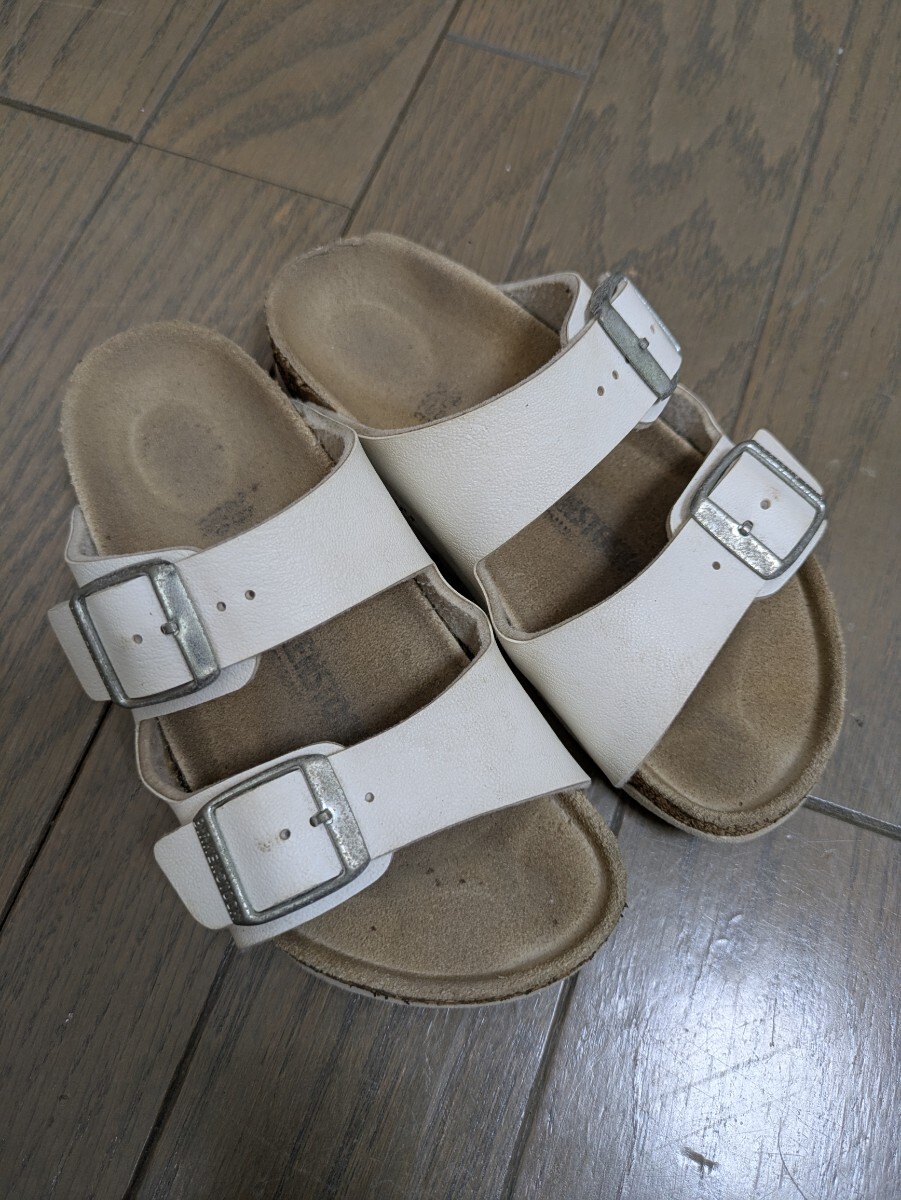 BIRKENSTOCK ビルケンシュトック アリゾナ キッズ サンダル 18 ホワイト拍卖