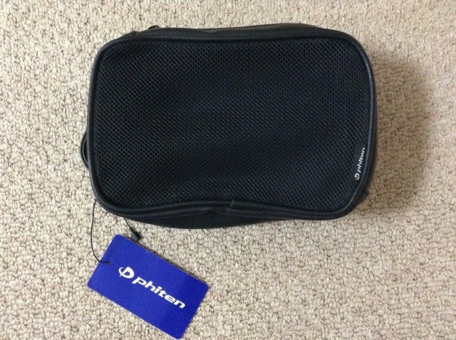 ★新品★ファイテン ポーチ ブラック 黒 メッシュ phiten 0419 FU335200拍卖