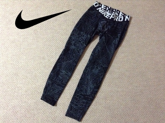 ★美品★ナイキ プロ コンプレッション DRI-FIT タイツ Lサイズ 黒系 NIKE PRO COMPRESSION 802036-010拍卖