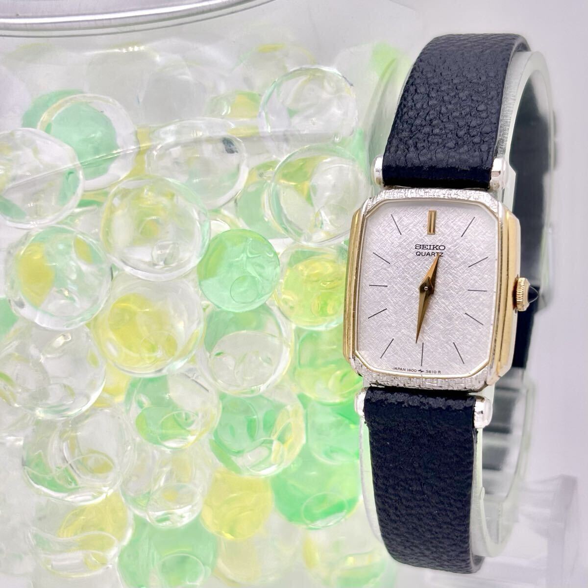 【美品/新品電池】SEIKO セイコー オクタゴン レディース 腕時計 ドレス 1400-701A 001751拍卖