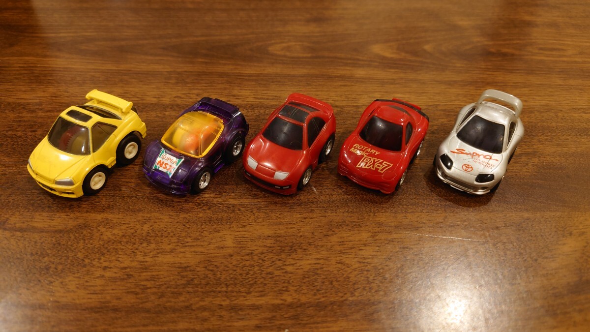 TAKARA チョロQ 5台セット Supra RX-7 FairladyZ NSX SKYLINE 中古品 走り屋 首都高 峠 バラ売り不可拍卖
